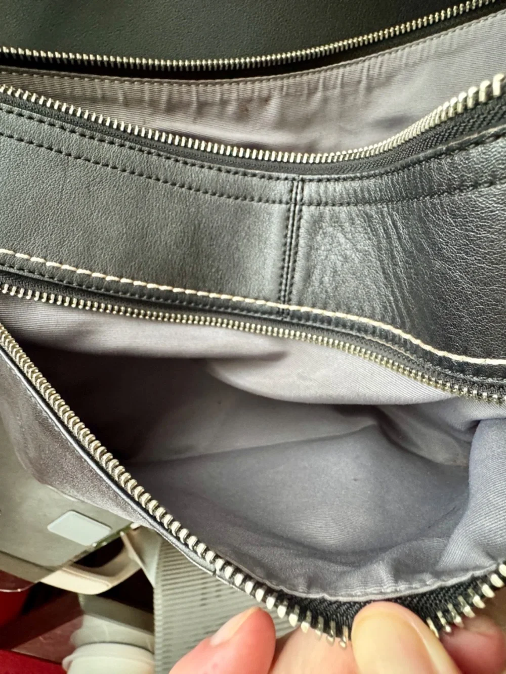 Coach - Black Leather Shoulder Bag